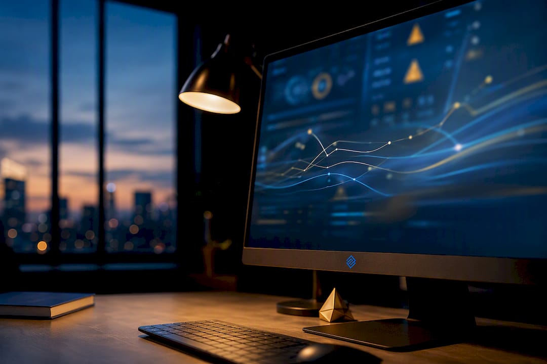 AI business alert dashboard in operations hub