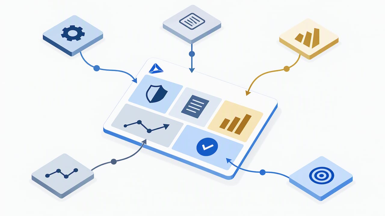 Moat scorecard with five analytical sections